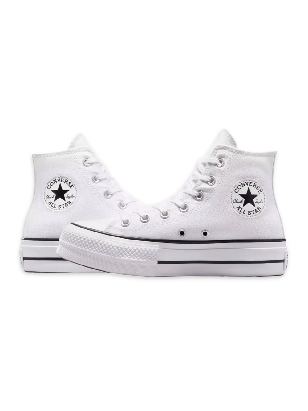 Converse Chuck Taylor White Platform Sneakers
